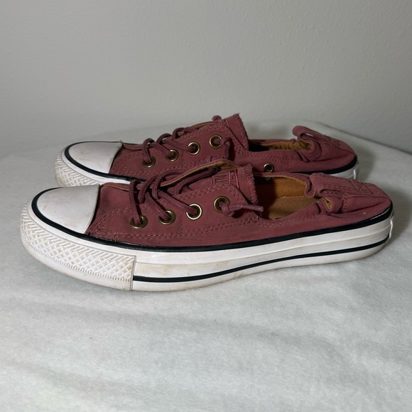 Converse All Star Chuck Taylors with Elastic Heel Pink Burgundy Color Women’s 7 - Picture 7 of 7